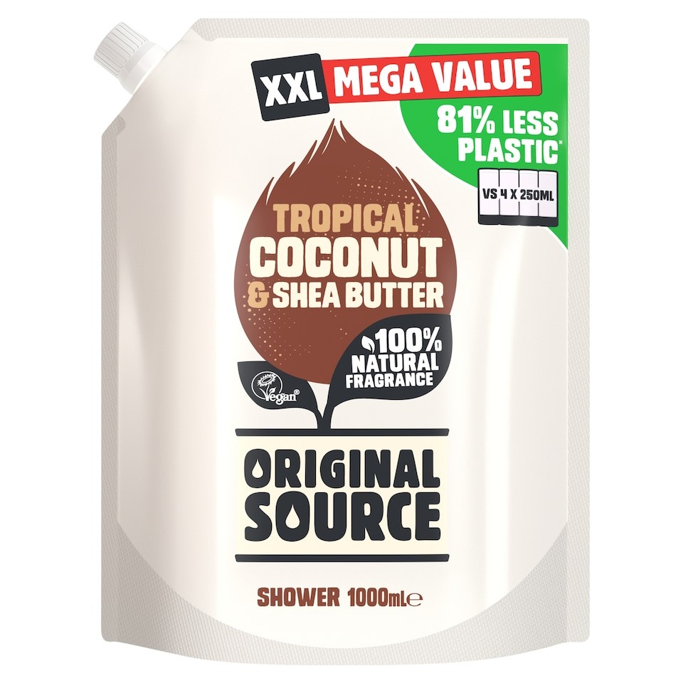 Original Source Coconut & Shea Butter Shower Gel Refill 1L