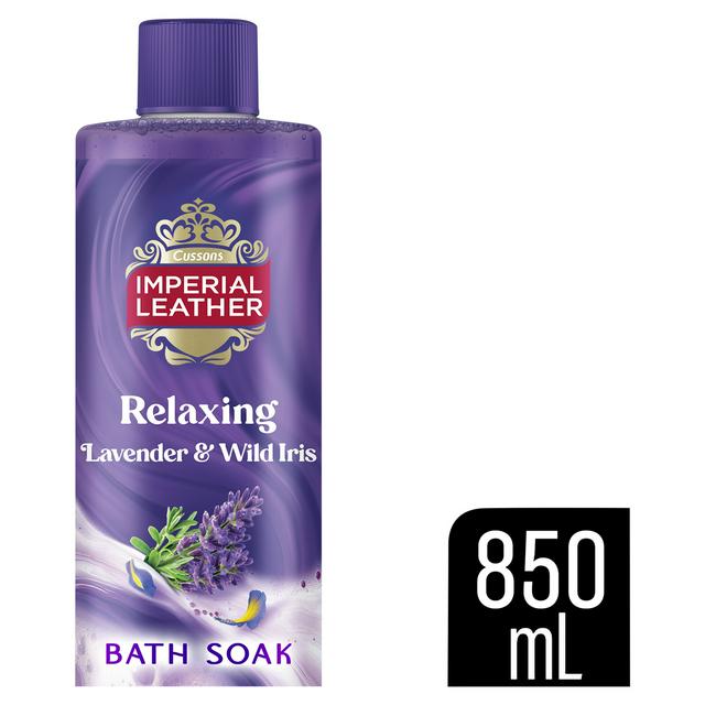 Imperial Leather 850ml Relaxing Lavender & Wild Iris Bath Soak