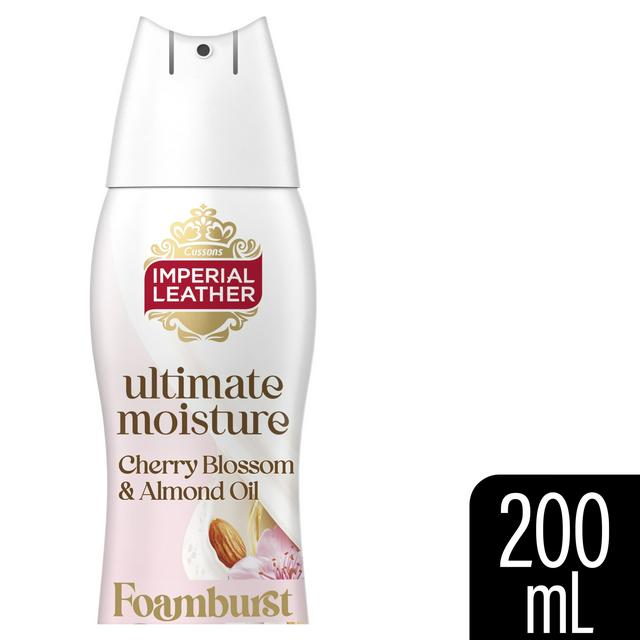 Imperial Leather 200ml Ultimate Moisture Cherry Blossom & Almond Oil Foamburst Body Wash