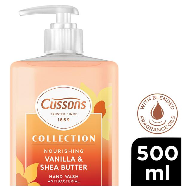Cussons Collection 500ml Nourishing Vanilla & Shea Butter Hand Wash