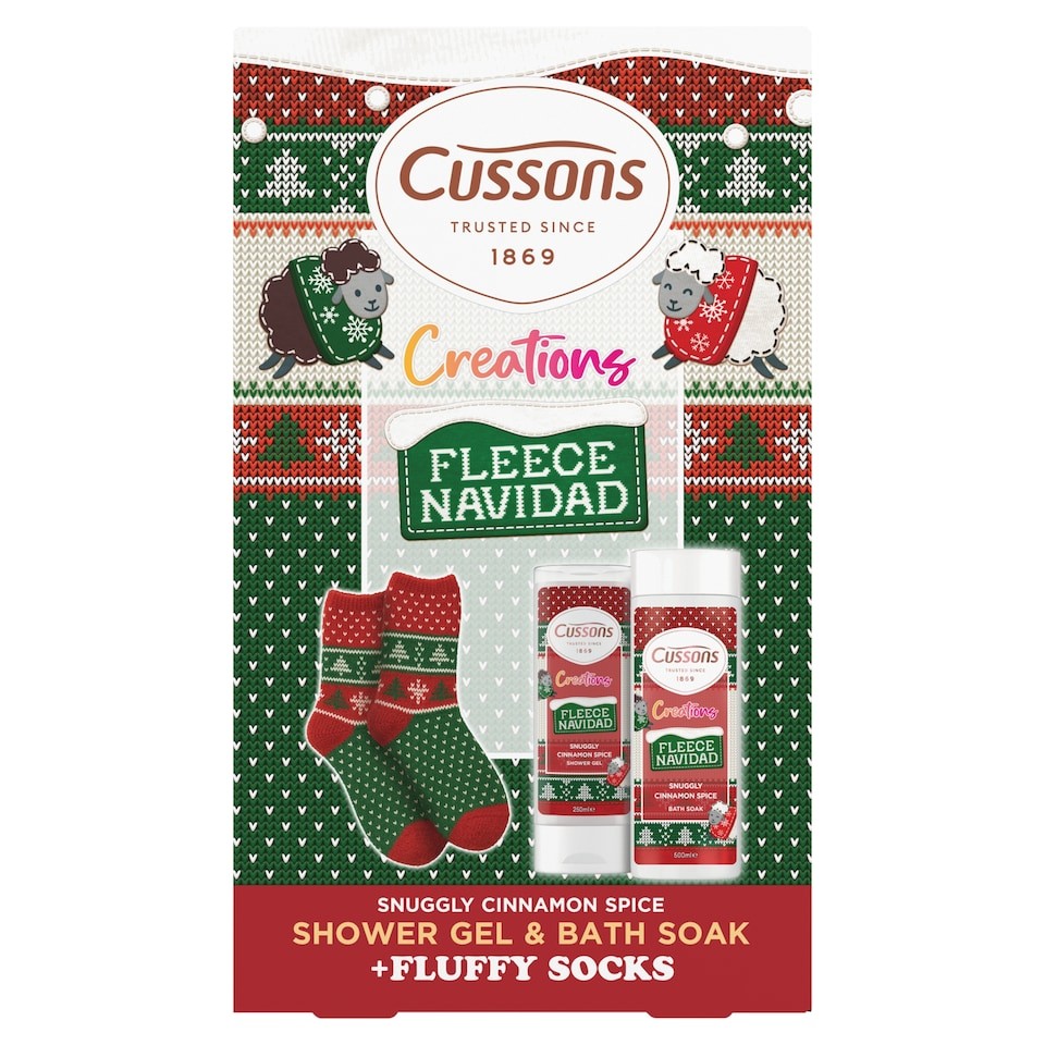 Cussons Creations Fleece Navidad Gift Set