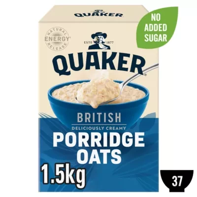 Quaker British Porridge Rolled Oats 1.5kg