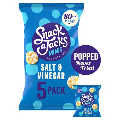 Snack a Jacks Salt & Vinegar Multipack Rice Cakes Crisps