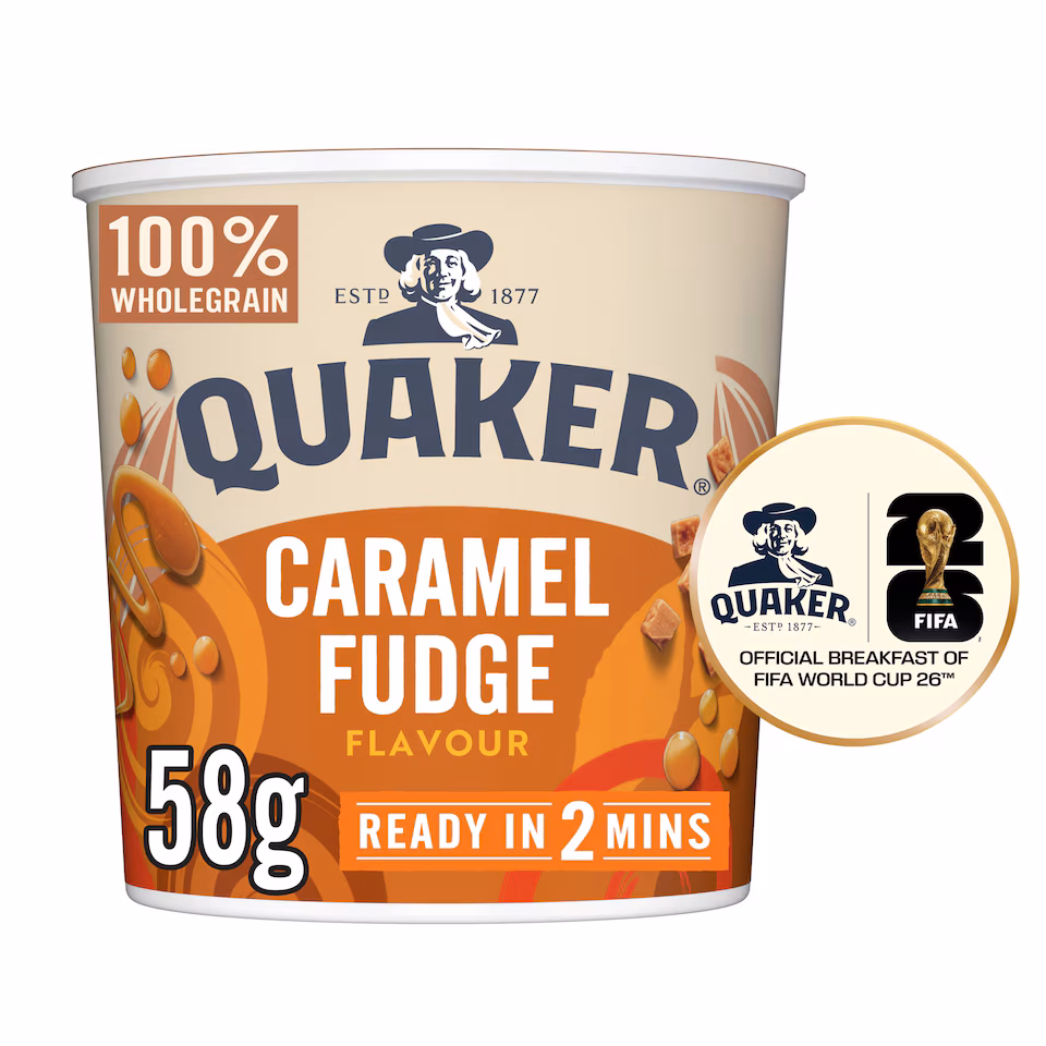 Quaker Caramel Fudge Porridge Pot 58G