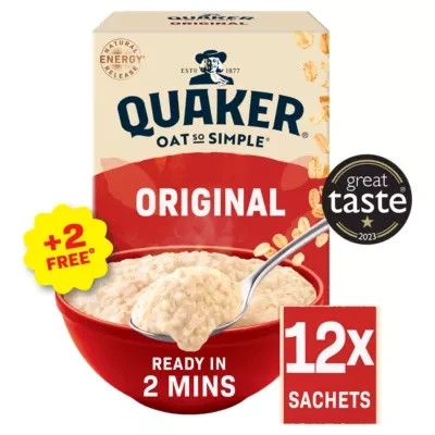 Quaker Oat So Simple Original Big Pack Porridge Sachets 12x27g