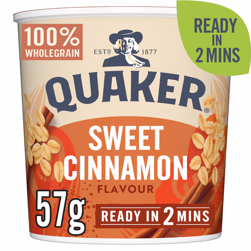 Quaker Oat So Simple Sweet Cinnamon Porridge Pot 57g