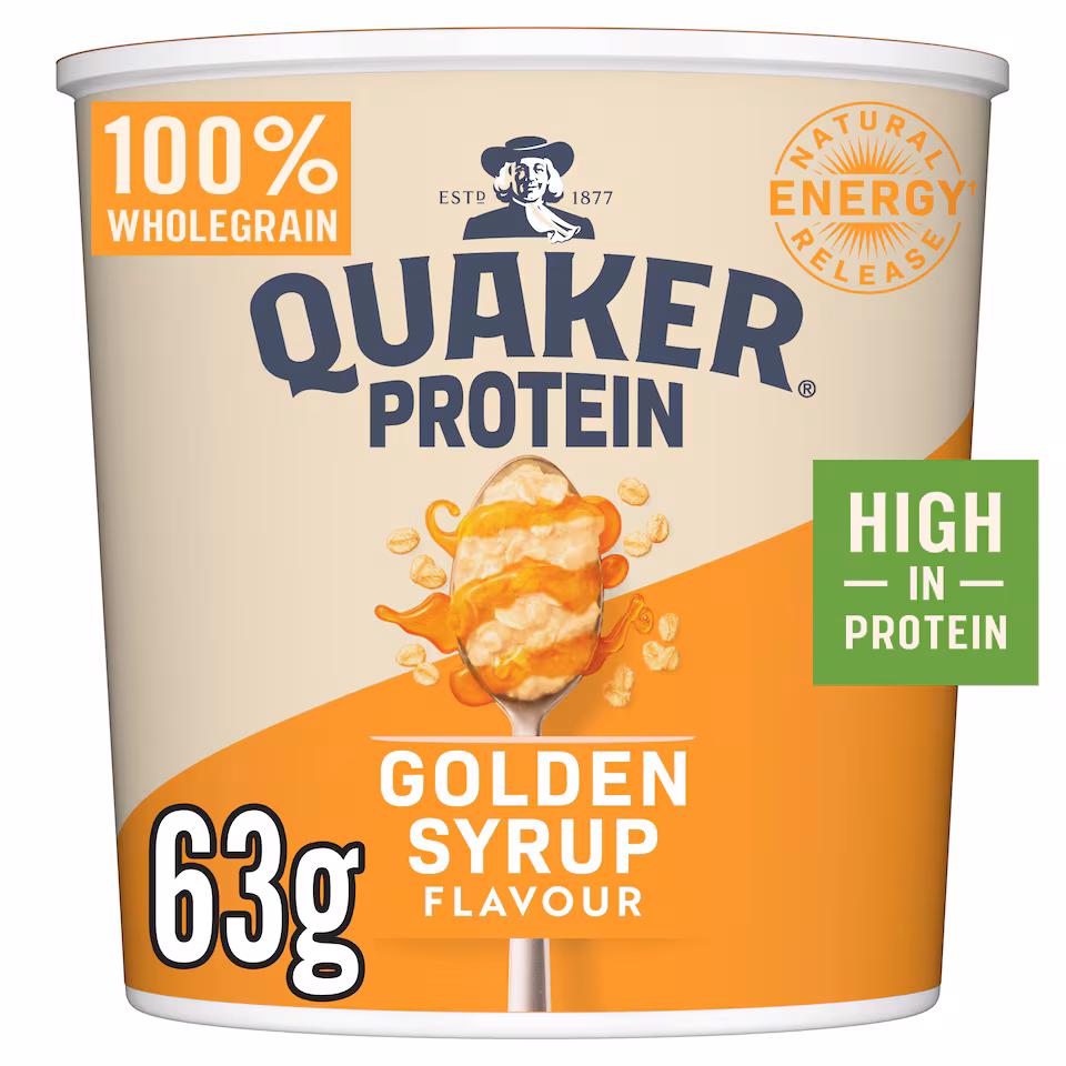 Quaker Protein Oat So Simple Golden Syrup Porridge Pot 63g