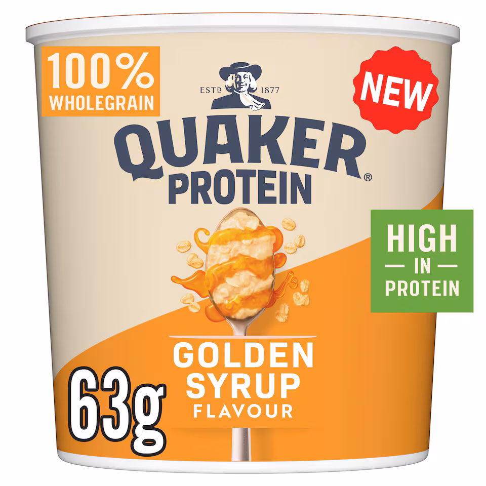 Quaker Protein Oat So Simple Golden Syrup Porridge Pot 63g