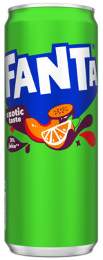 Fanta Exotic 330ml Sleek bx