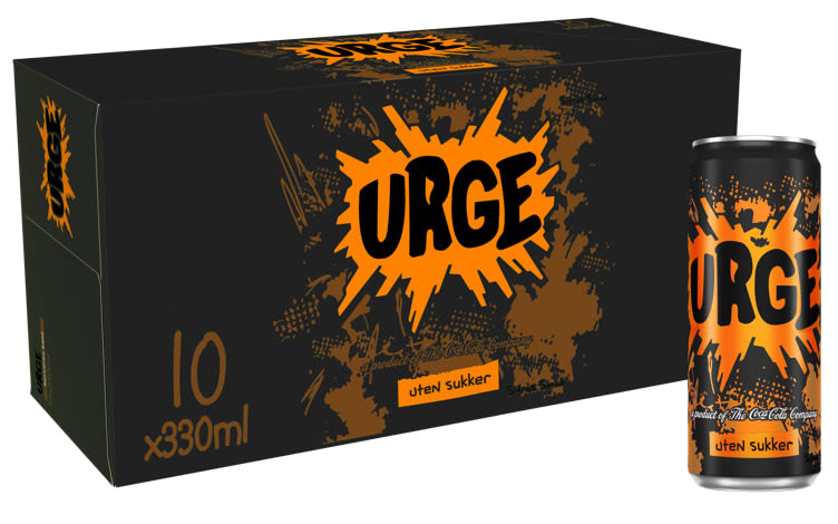 Urge Citrus u/Sukker 0,33lx10 boks