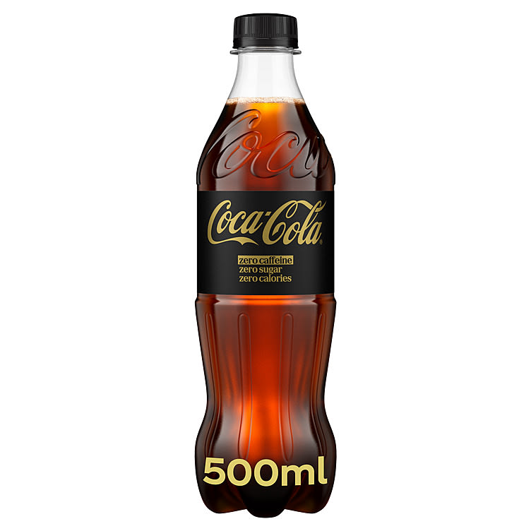 Coca-Cola Zero Koffeinfri 0,5l flaske