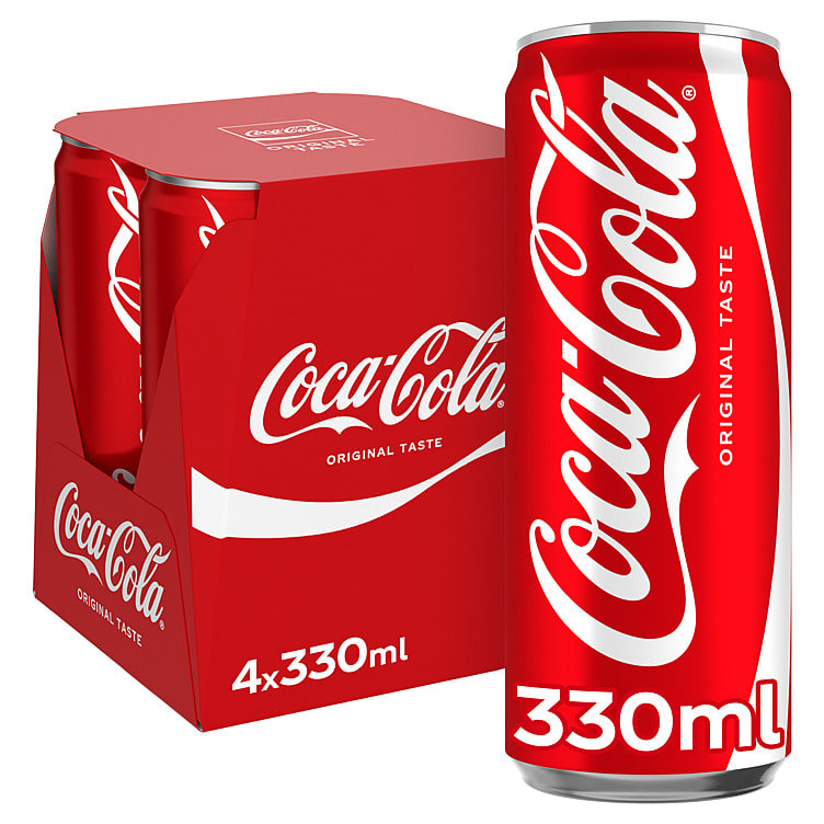 Coca-Cola 0,33lx4 boks