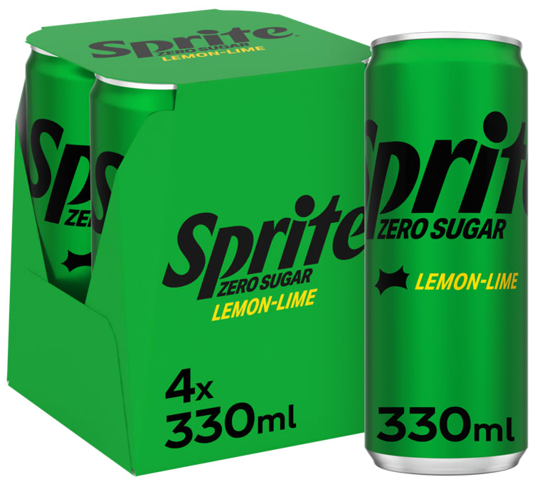 Sprite Zero Sugar 0,33lx4 boks