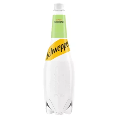 Schweppes Slimline Elderflower Tonic Water 1L