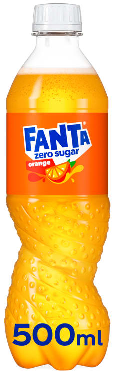 Fanta Orange Zero Sugar 0,5l flaske
