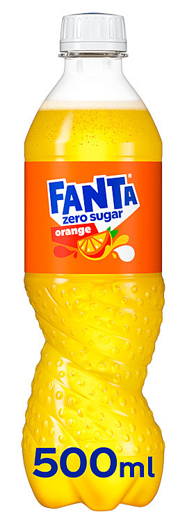 Fanta Orange Zero Sugar 0,5l flaske