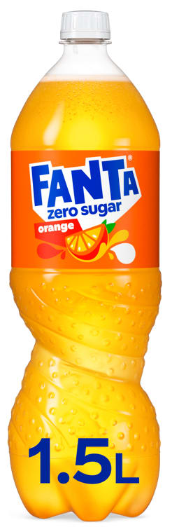 Fanta Orange Zero Sugar 1,5l flaske