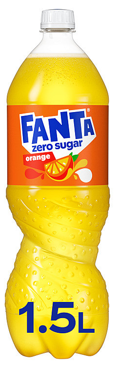 Fanta Orange Zero Sugar 1,5l flaske