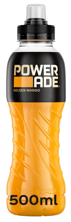 Powerade Golden Mango 0,5l flaske