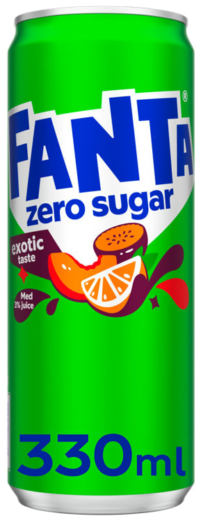 Fanta Exotic Zero Sugar 0,33l boks