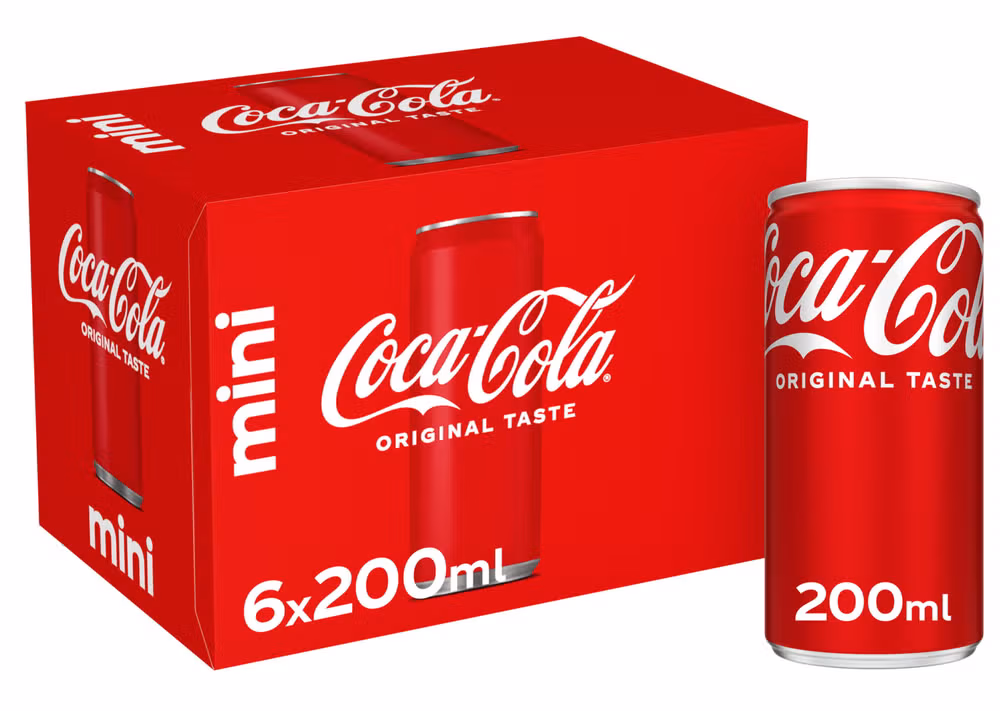 Coca-Cola Original Taste 6 x 200 ml, 1 stk