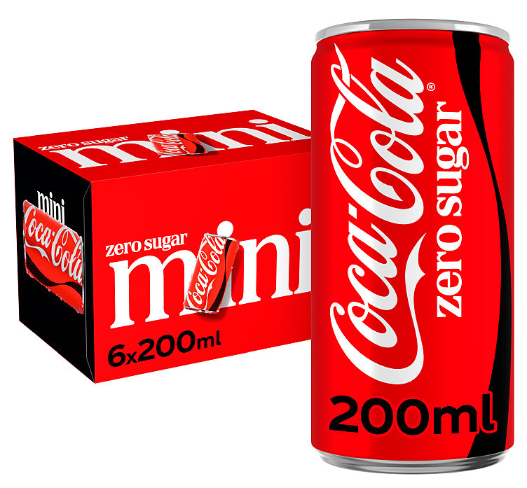 Coca Cola Zero 0,2lx6 boks