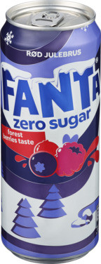 Fanta Julebrus - Zero Sugar Forest Berries 330ml bx