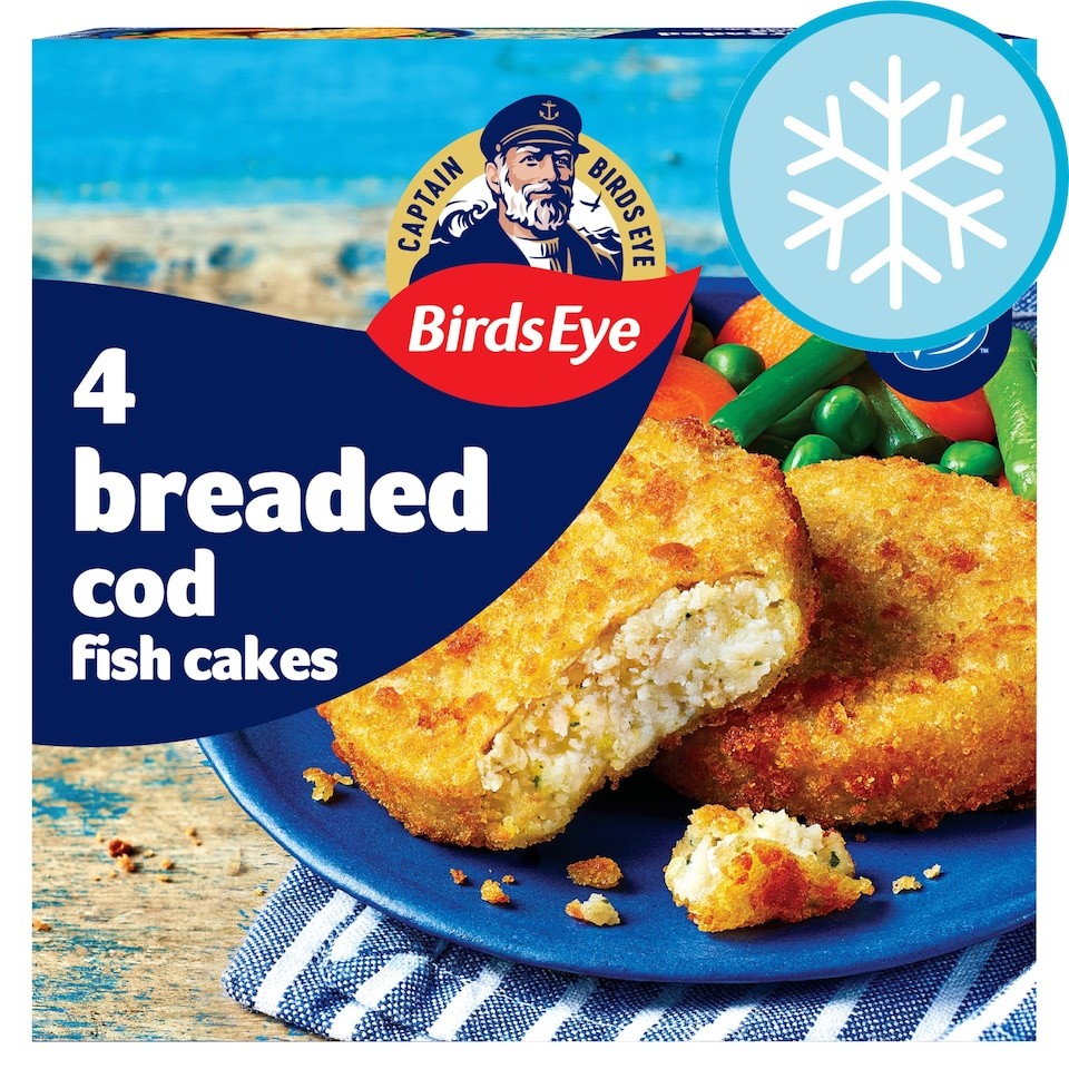 Birds Eye 4 Breaded Cod Cakes 198G