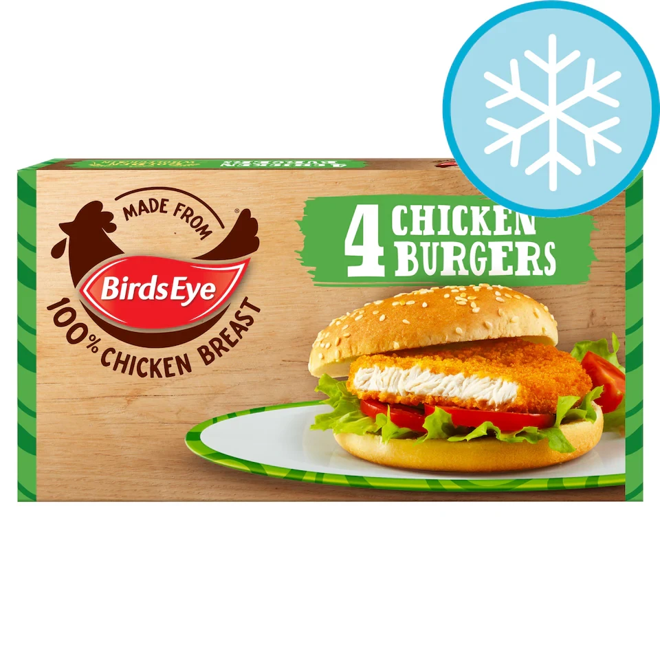 Birds Eye 4 Chicken Burgers 200G