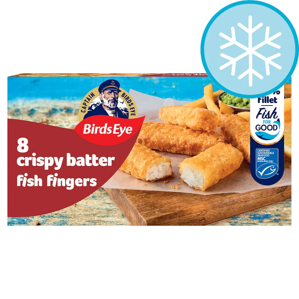 Birds Eye Crispy Batter Fish Fingers 8 Pack 224g