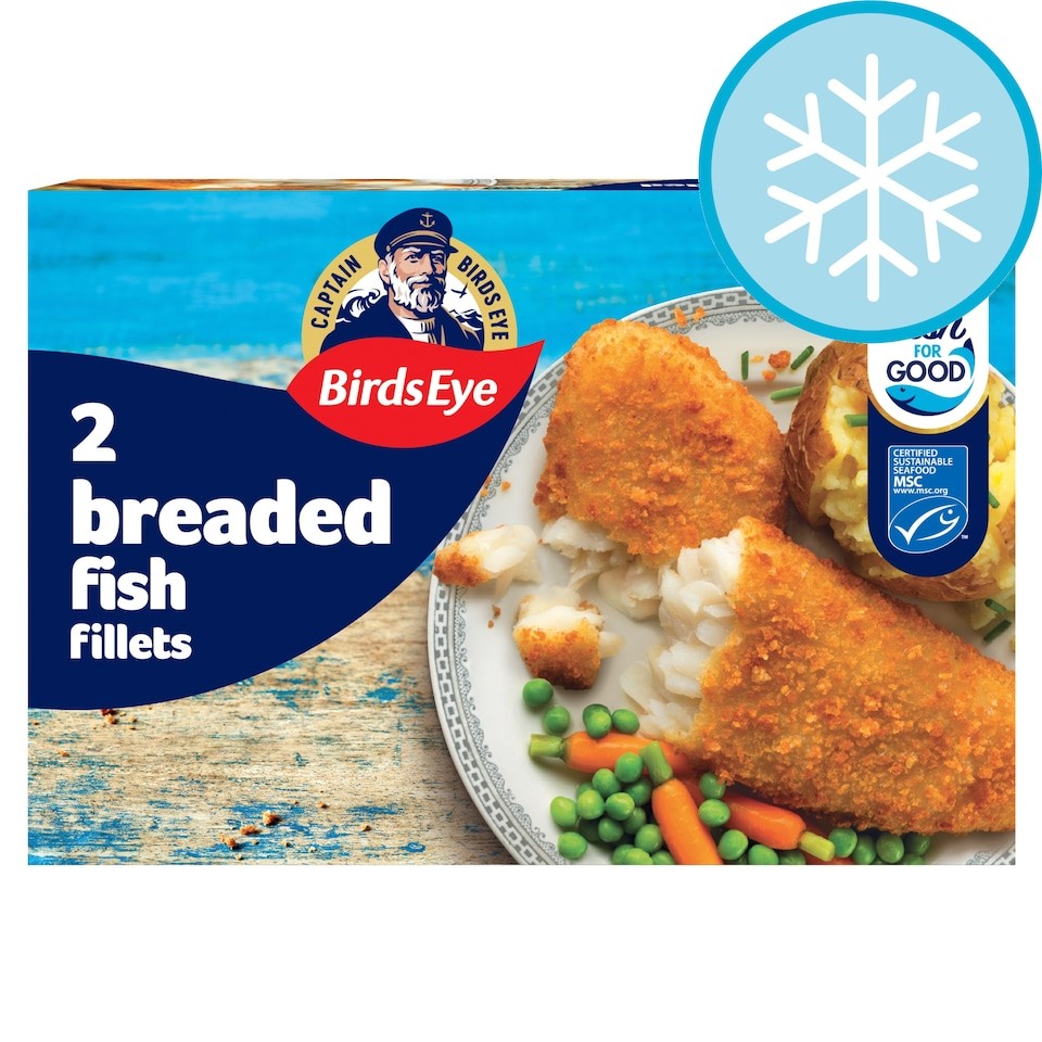 Birds Eye 2 Breaded Fish Fillets 200G