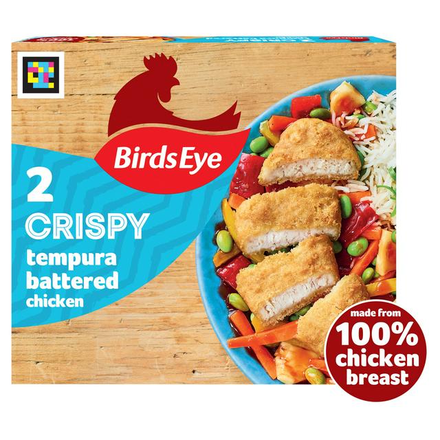 Birds Eye 2 x Crispy Tempura Battered Chicken Breast Steaks 170g