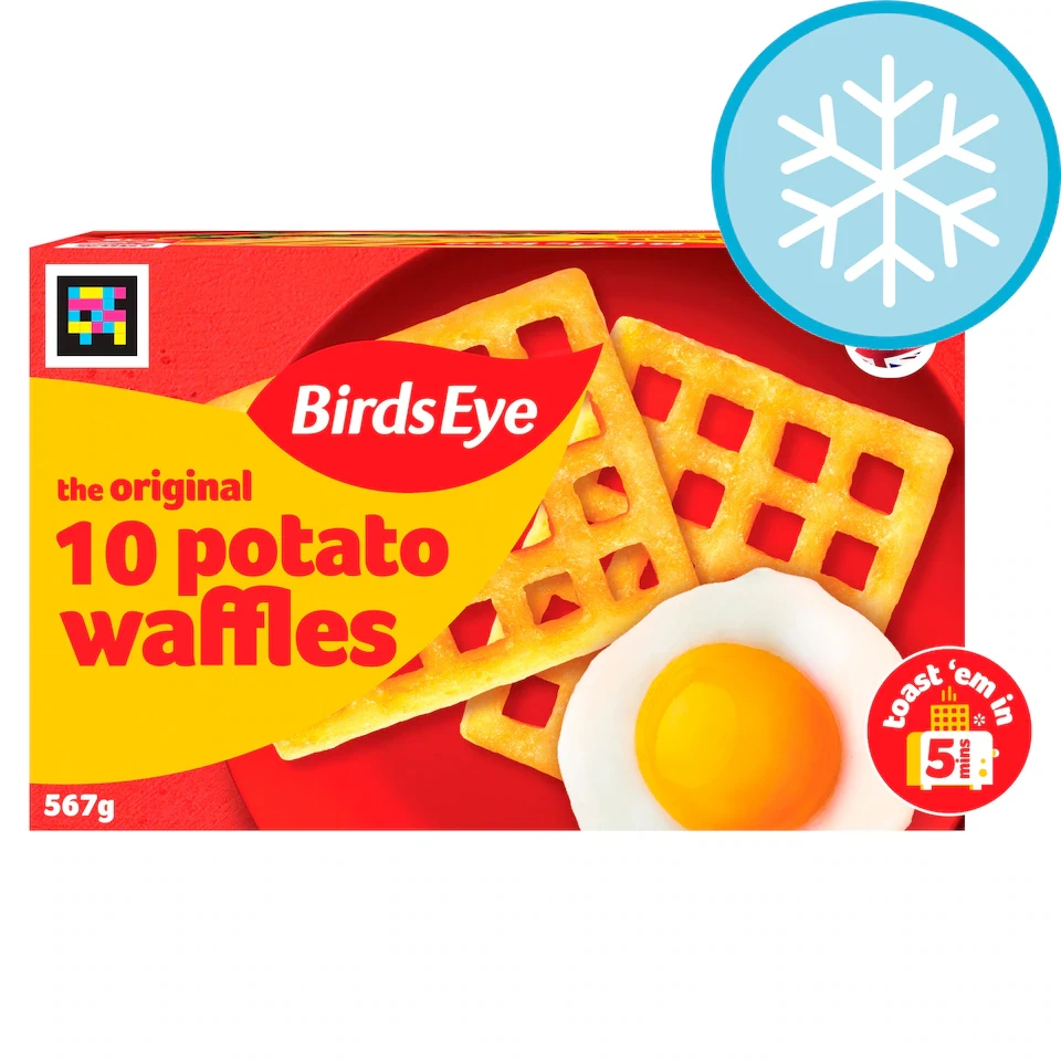 Birds Eye 10 Potato Waffles 567G