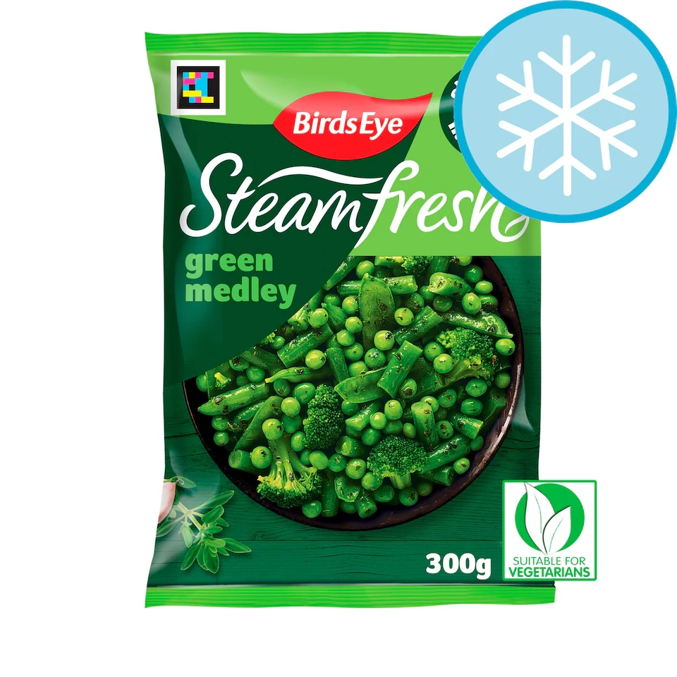 Birds Eye Steamfresh 2 Green Medley Steam Bags 300g