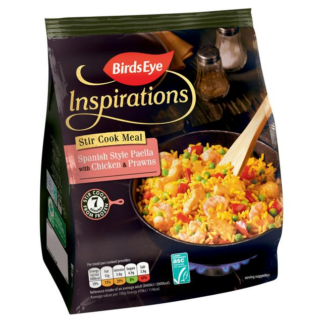 Birds Eye Inspirations Spanish Paella With Chicken & Prawns 350g