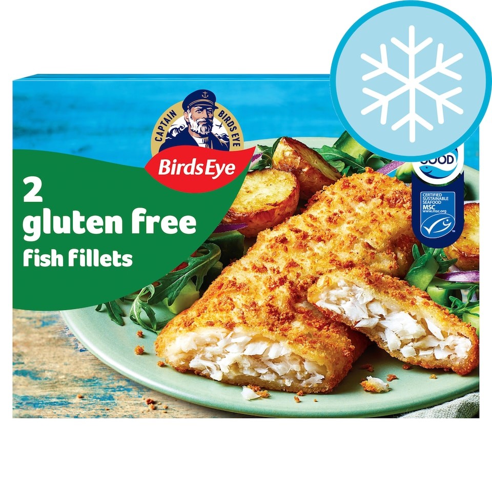 Birds Eye Gluten Free Breaded Fish Fillets 250G