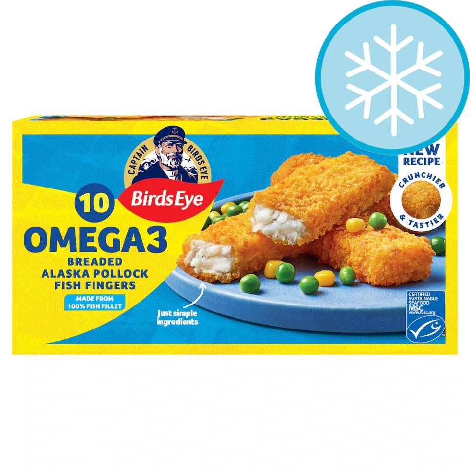 Birds Eye Omega 3 Fish Fingers 10 Pack 280g