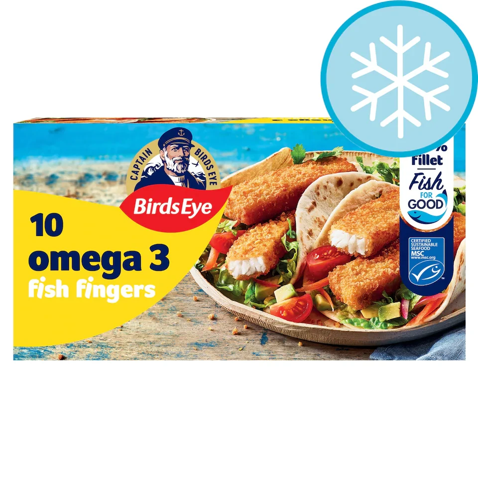 Birds Eye Omega 3 Fish Fingers 10 Pack 280g