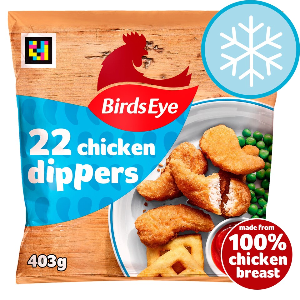 Birds Eye 22 Crispy Chicken Dippers 403g
