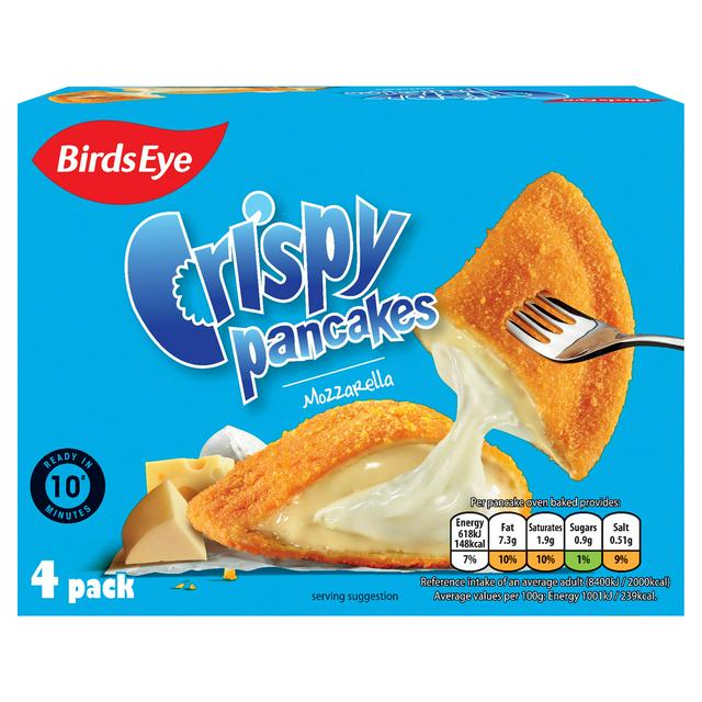 Birds Eye Mozzarella Crispy Pancakes x4 250g