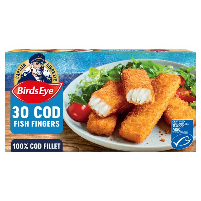 Birds Eye Breaded Cod Fish Fingers x32 896g