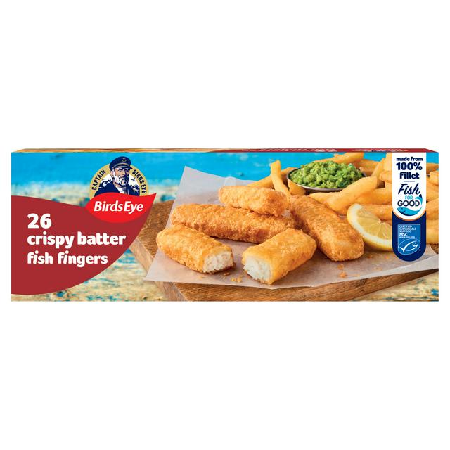 Birds Eye Battered Fish Fingers x26 728g