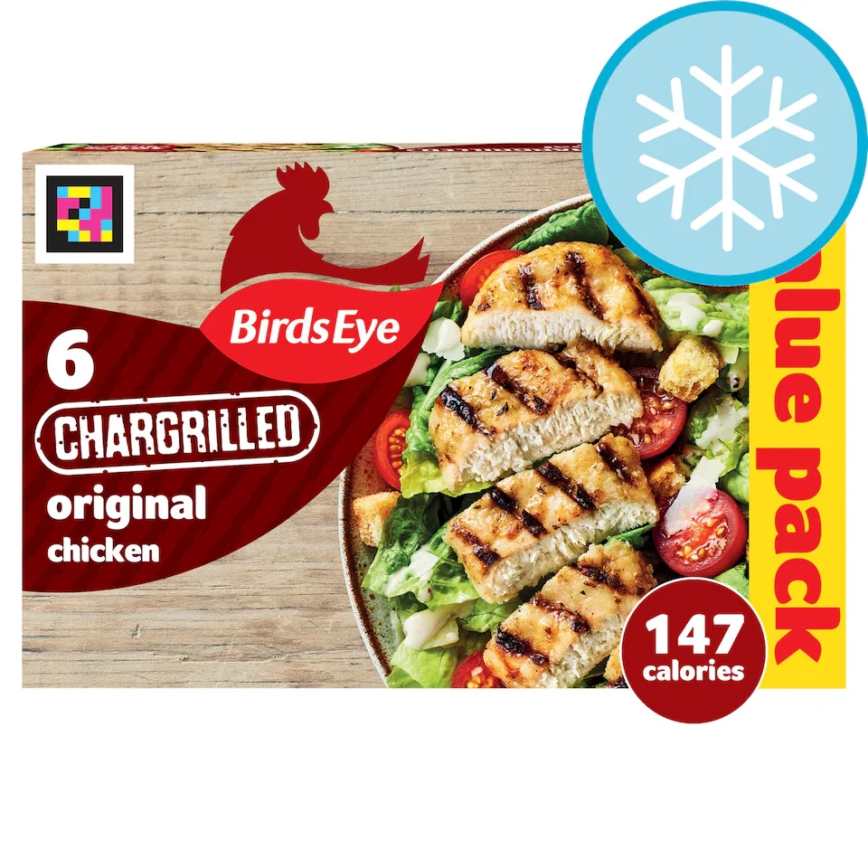 Birds Eye Original Chicken Chargrills 6 Pack 510g