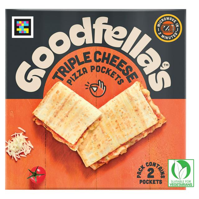 Goodfella's Triple Cheese Pizza Pockets x2 250g