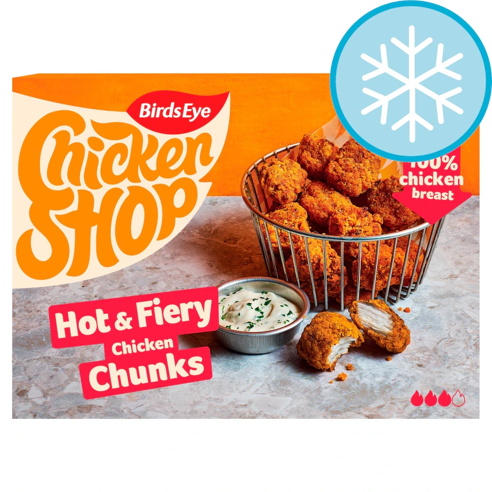 Birds Eye Chicken Shop Hot & Fiery Chicken Chunks 300G