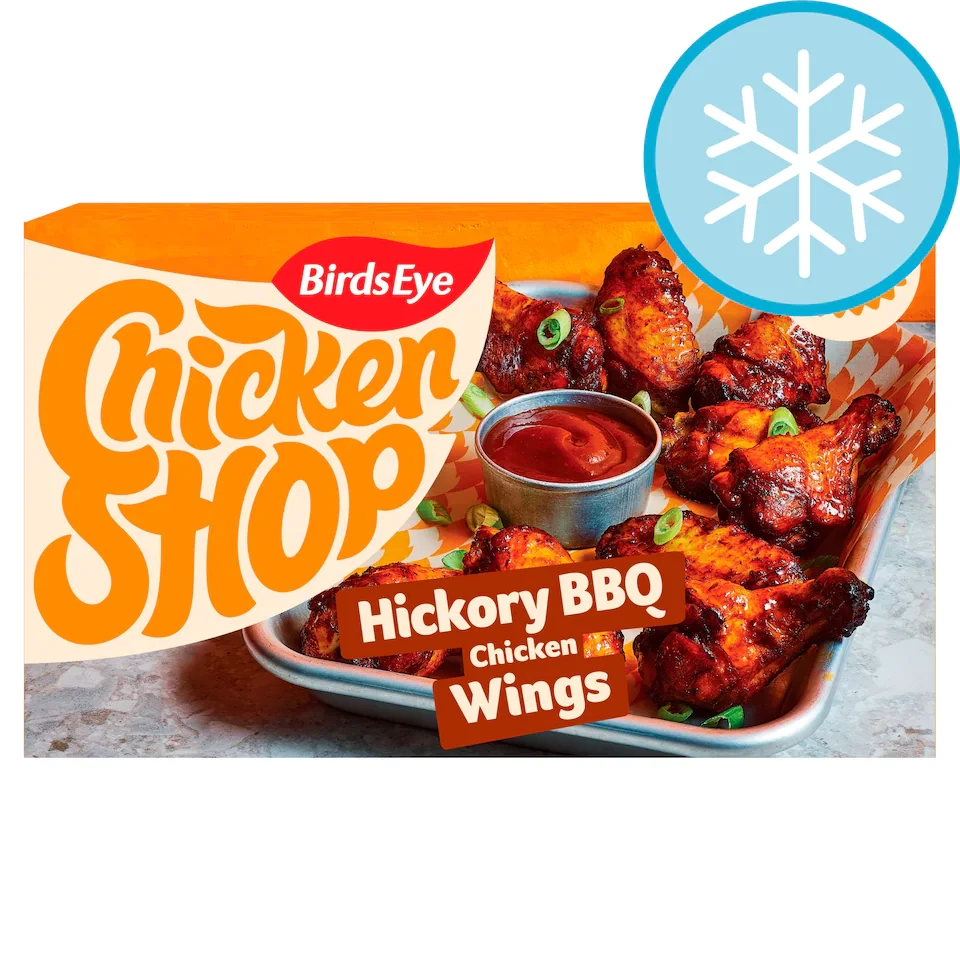 Birds Eye Chicken Shop Chicken Wings - Hickory BBQ 375g