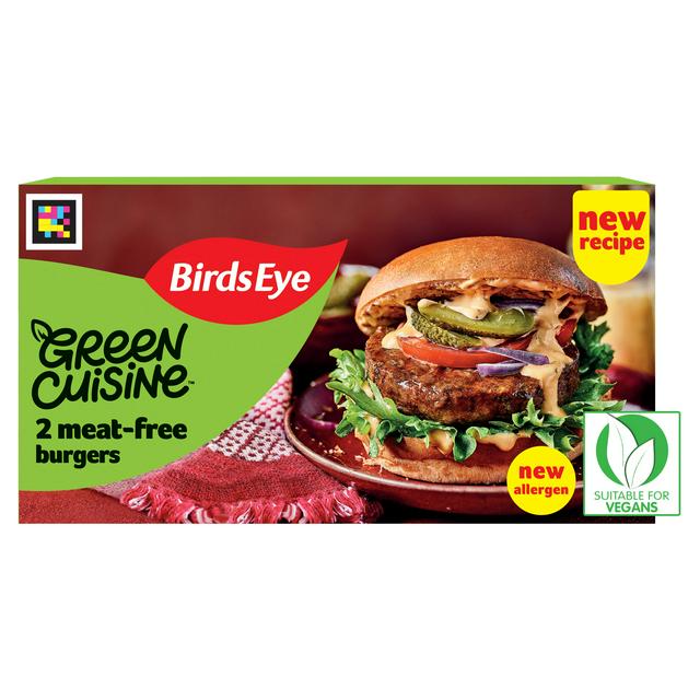 Birds Eye Green Cuisine Meat Free Burgers x2 209g