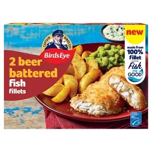 Birds Eye 2 Beer Battered Fish Fillets 240g