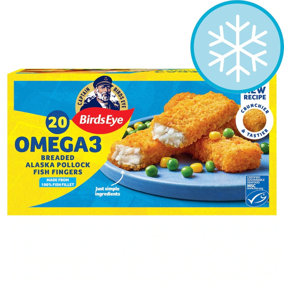 Birds Eye 20 Omega 3 Fish Fingers 560g
