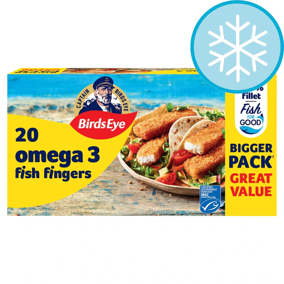Birds Eye 20 Omega 3 Fish Fingers 560g